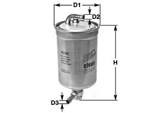 CLEAN FILTERS Топливный фильтр DN1950